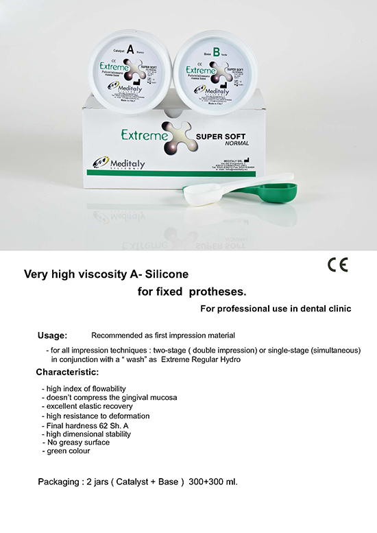 meditaly super soft normal clinical silicones